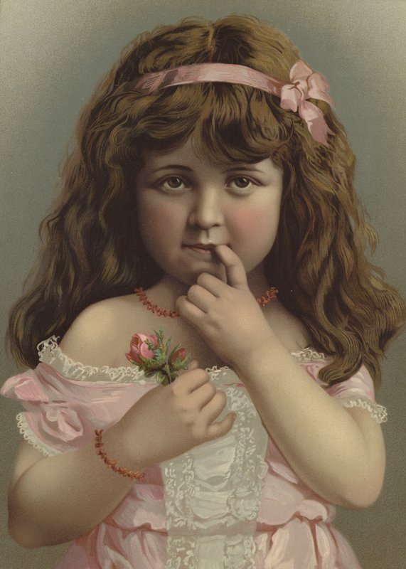 Ritratto di una Ragazza con un Fiore da European School