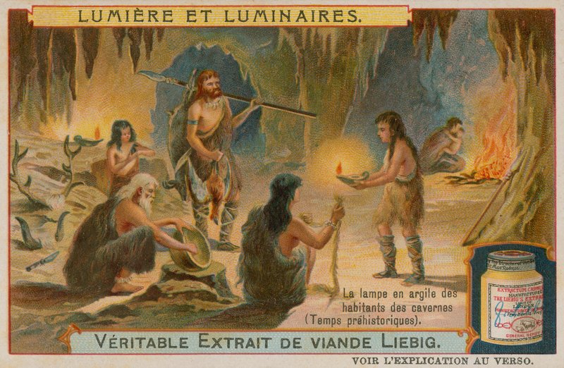 Lampade di argilla preistoriche da European School