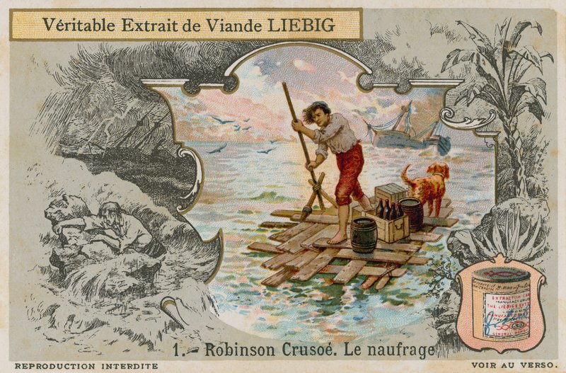 Robinson Crusoe dopo il naufragio da European School