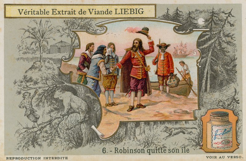 Robinson Crusoe lascia l