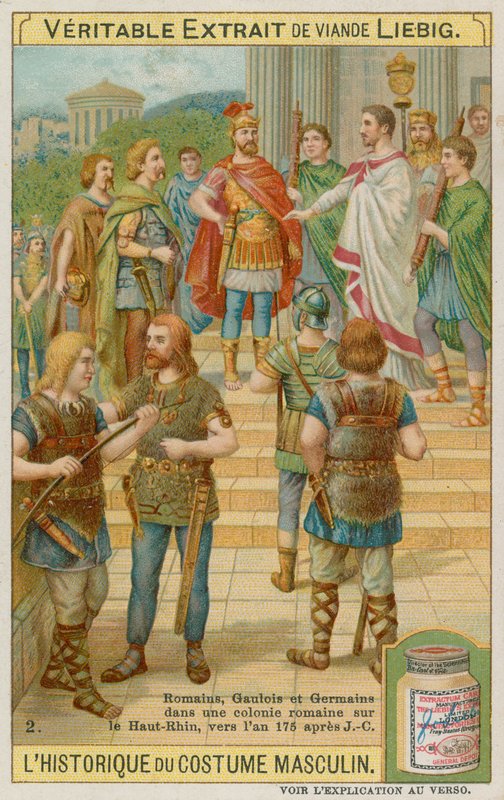 Romani, Galli e Germani in una colonia romana sull