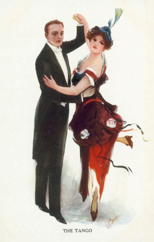 Tango (litografia a colori) da European School