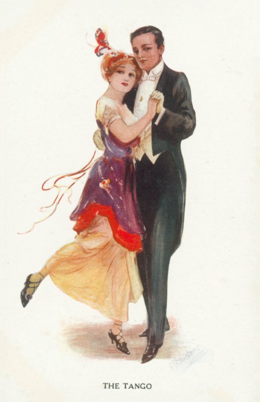 Tango (litografia a colori) da European School