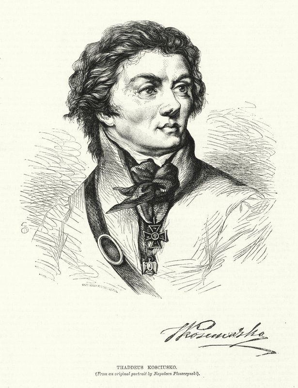 Thaddeus Kosciusko (incisione) da European School