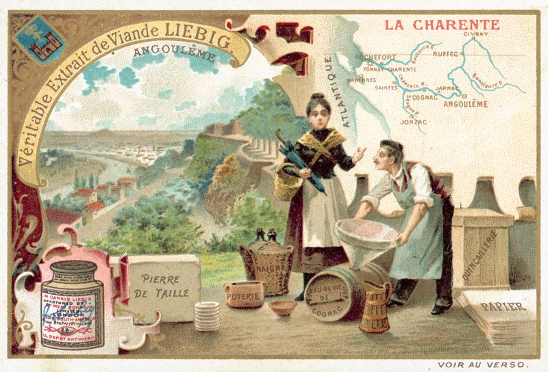 La Charente e una vista di Angoulême da European School