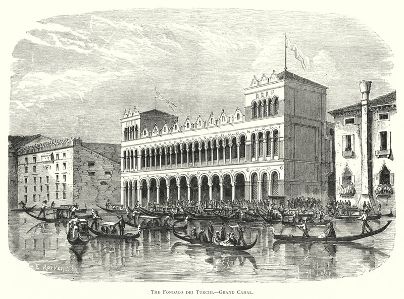 Il Fondaco dei Turchi, Canal Grande da European School