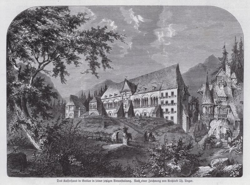 Il Kaiserhaus, palazzo imperiale a Goslar, Germania da European School