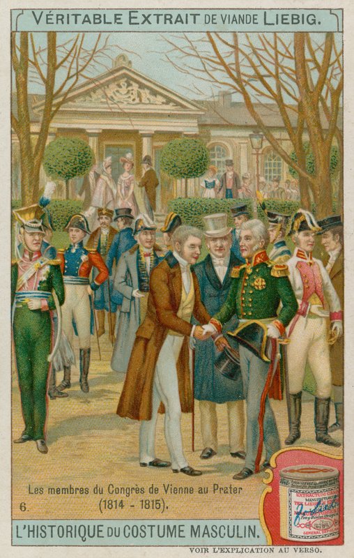 I Membri del Trattato di Vienna nel 1815 da European School