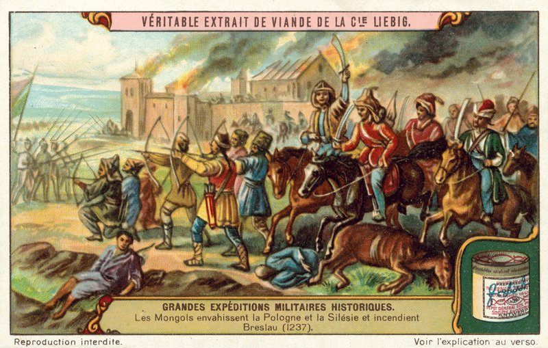 I Mongoli invadono la Polonia e la Slesia e bruciano Breslavia da European School