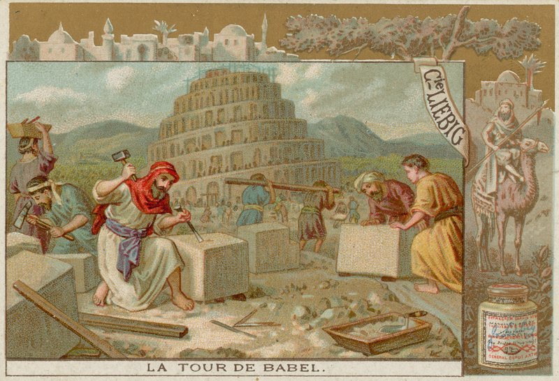 La Torre di Babele in costruzione da European School