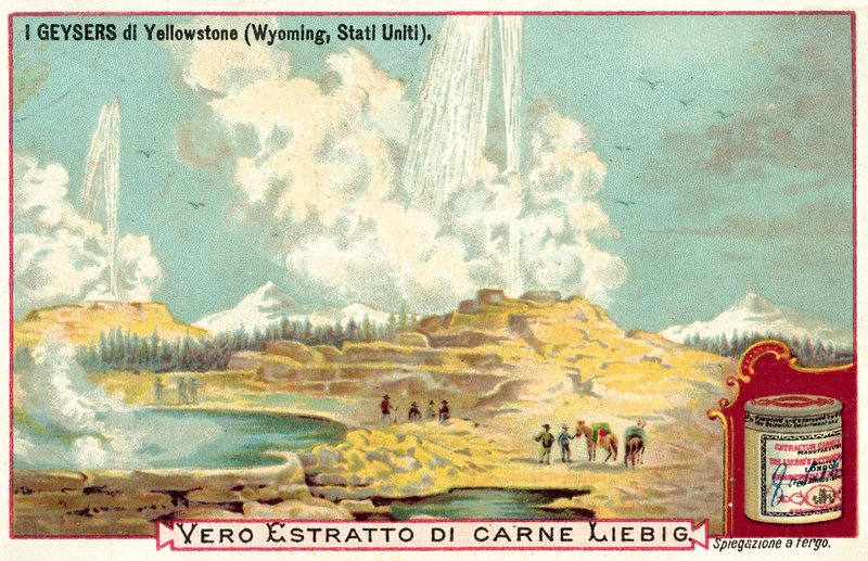 I geyser del Parco Nazionale di Yellowstone, Wyoming, USA da European School