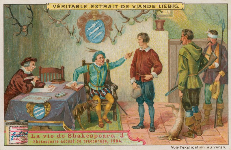 Il giovane Shakespeare accusato di bracconaggio, 1584 da European School