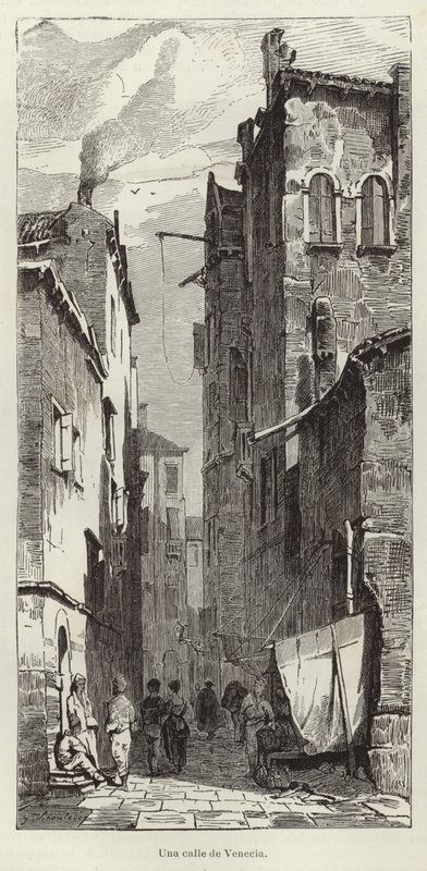 Una strada di Venezia da European School