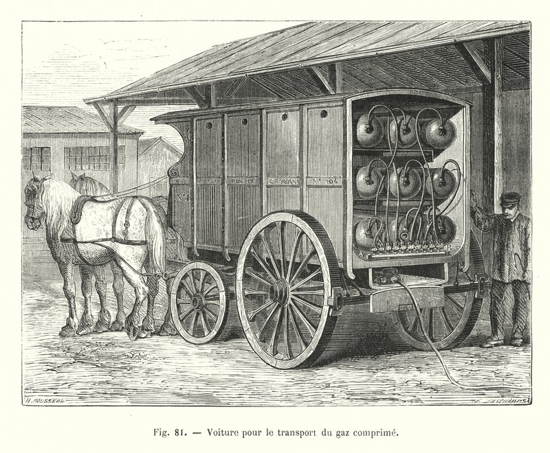 Carro per il trasporto del gas compresso da European School