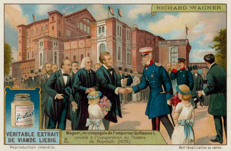 Wagner e Kaiser Guglielmo I aprono il Teatro di Bayreuth nel 1876 da European School