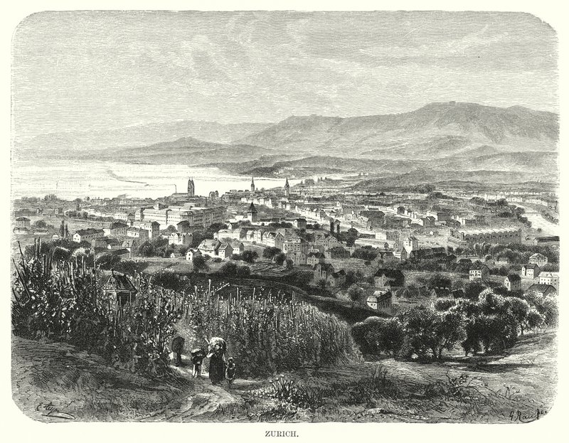 Zurigo (incisione) da European School