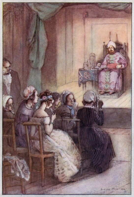 Illustrazione per Cranford di Mrs Gaskell da Evelyn Paul