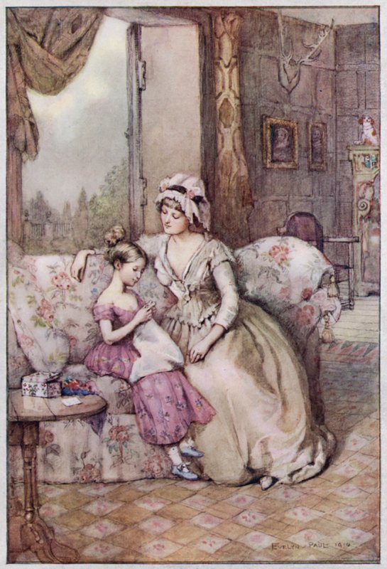 Illustrazione per Cranford di Mrs Gaskell da Evelyn Paul
