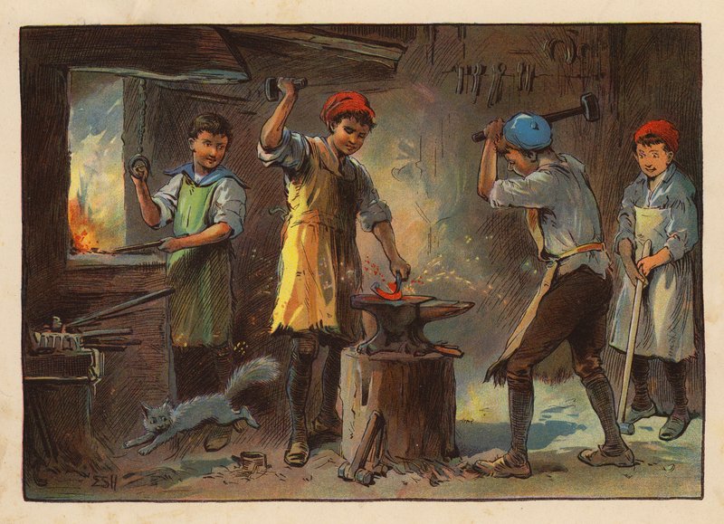 Piccoli lavoratori: Il fabbro da Evelyn Stuart Hardy