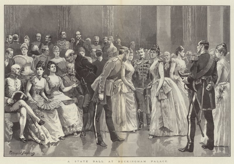 Un ballo di stato a Buckingham Palace da Everard Hopkins
