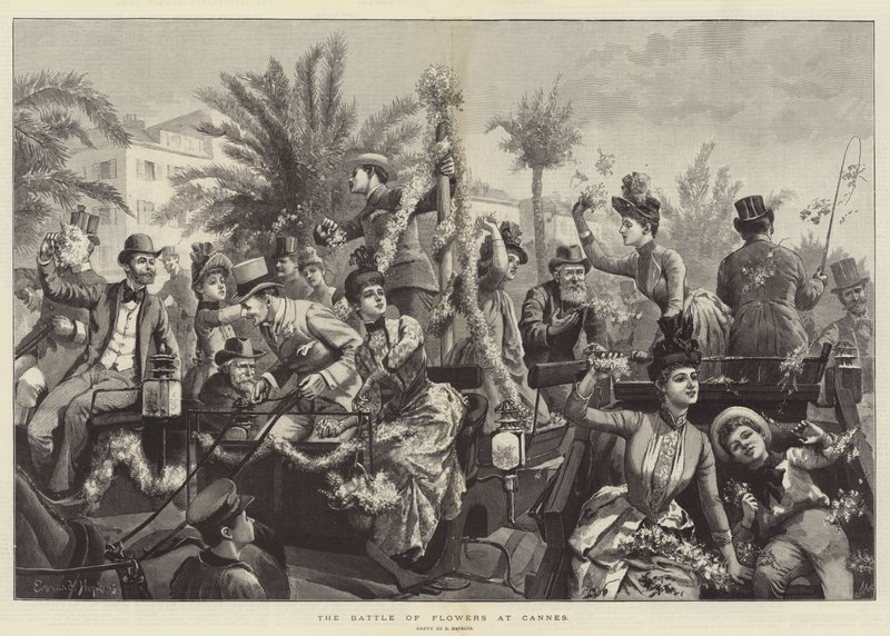 La battaglia dei fiori a Cannes da Everard Hopkins