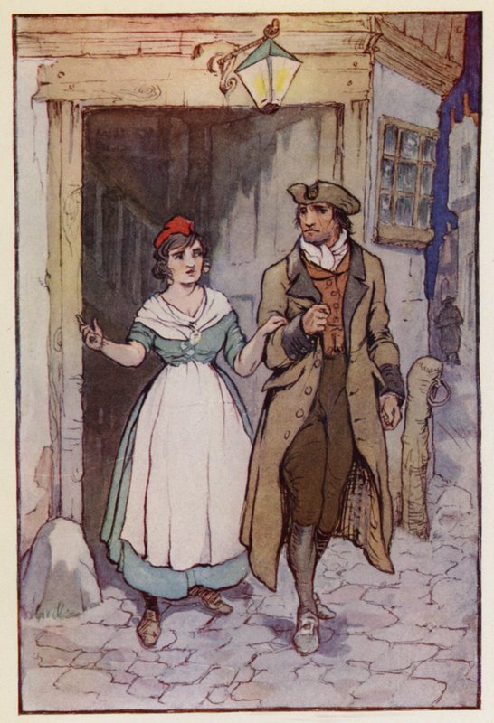 Illustrazione per Una storia di due città di Charles Dickens da F. M. B. Blaikie