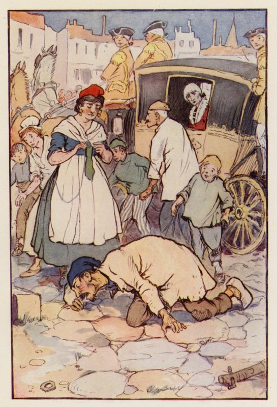 Illustrazione per Una storia di due città di Charles Dickens da F. M. B. Blaikie