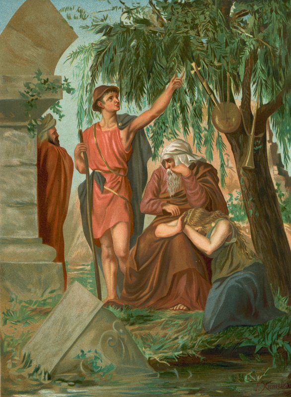 Ebrei prigionieri a Babilonia da F. Xumetra