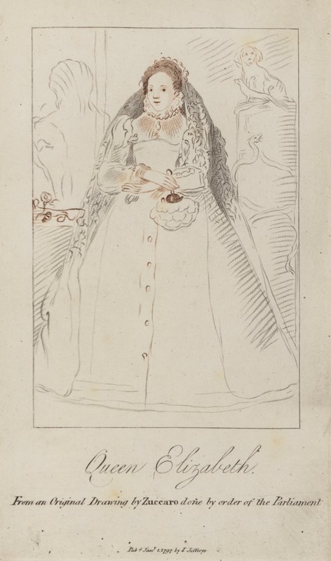 Regina Elisabetta I da Federico (after) Zuccari or Zuccaro