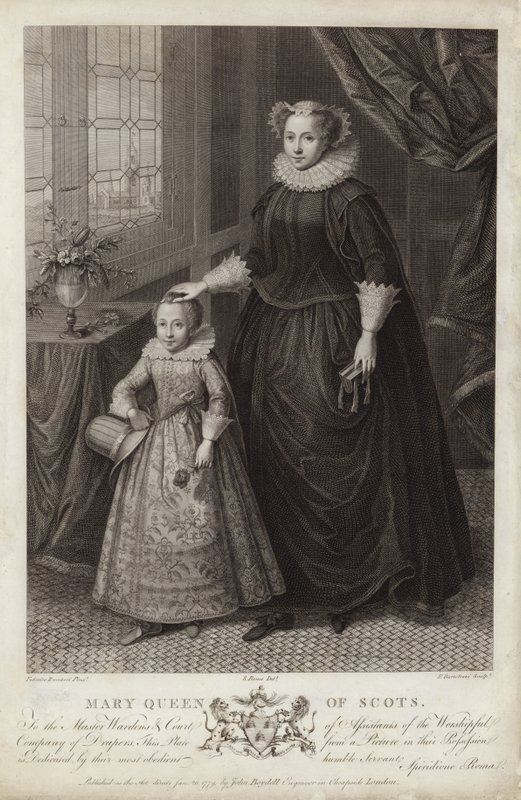 Ritratto di Maria, Regina di Scozia, e suo figlio, Giacomo da Federico Zuccaro