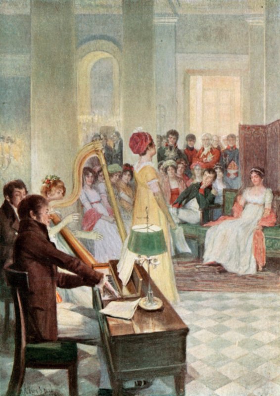 Una serata a Malmaison da Felicien baron de Myrbach-Rheinfeld