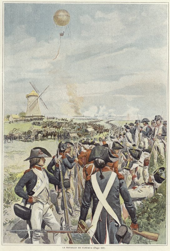 Battaglia di Fleurus da Felicien baron de Myrbach Rheinfeld