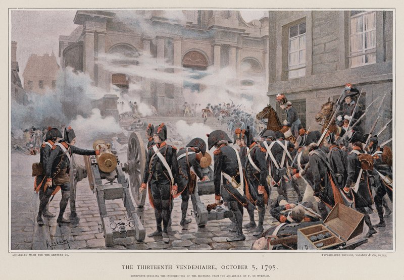 Il tredicesimo Vendemiaire da Felicien baron de Myrbach Rheinfeld