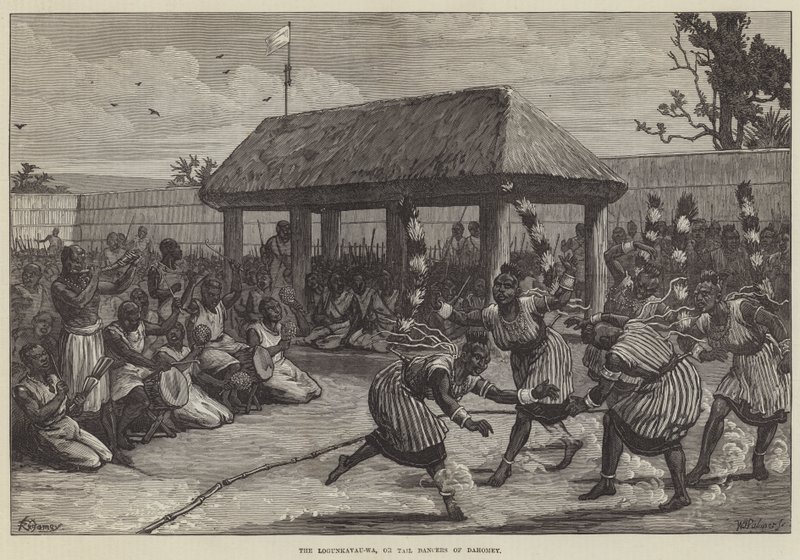 I Logunkayau-wa, o Danzatori della coda di Dahomey da Felix Regamey