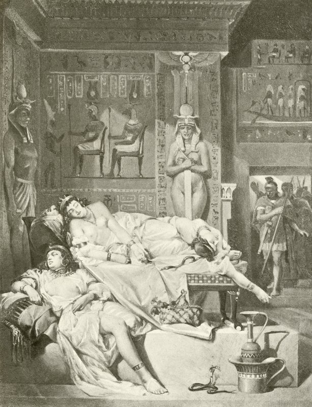 Antonio e Cleopatra. Atto V, Scena II da Felix Octavius Carr Darley