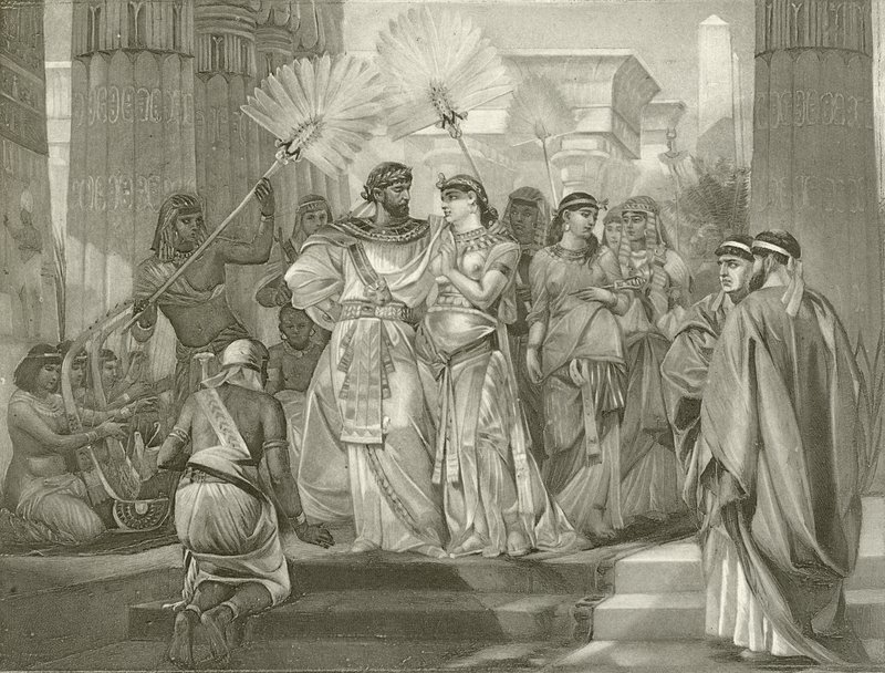 Antonio e Cleopatra. Atto I, Scena I da Felix Octavius Carr Darley