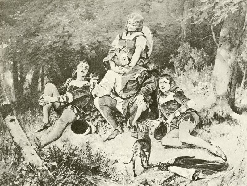 Come vi piace. Atto V, Scena III da Felix Octavius Carr Darley