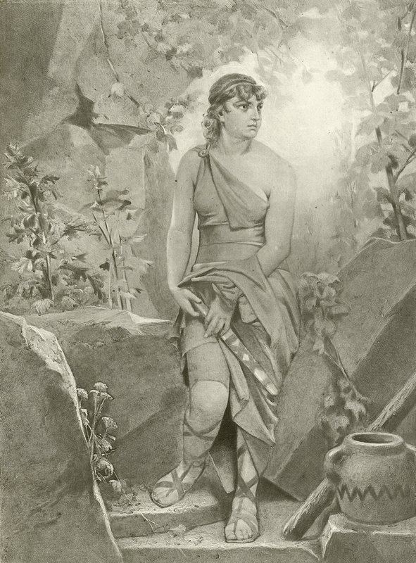 Cimbelino. Atto III, Scena VI da Felix Octavius Carr Darley