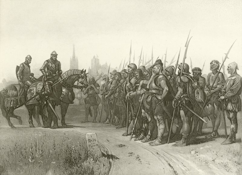 Prima Parte di Re Enrico IV. Atto IV, Scena II (incisione) da Felix Octavius Carr Darley