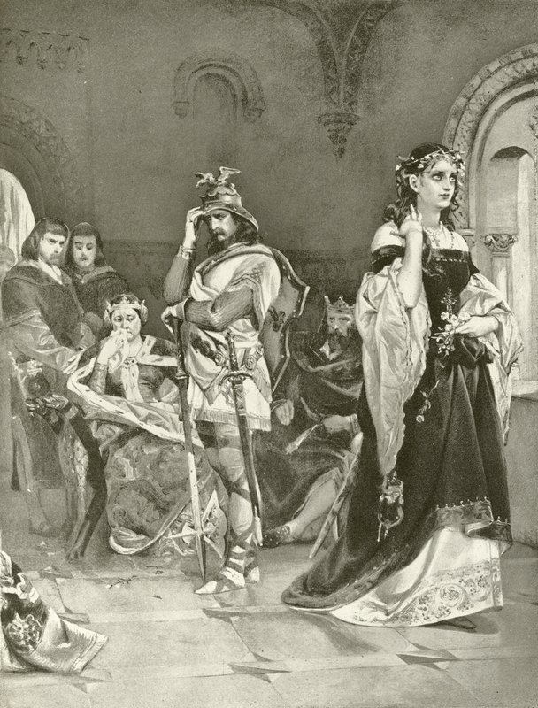 Amleto. Atto IV, Scena V da Felix Octavius Carr Darley