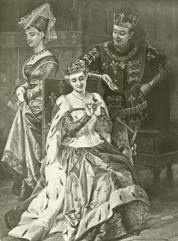 Re Enrico Quinto. Atto V, Scena II da Felix Octavius Carr Darley