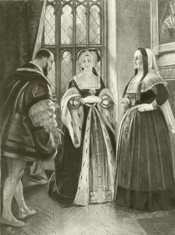 Re Enrico VIII. Atto II, Scena III (incisione) da Felix Octavius Carr Darley