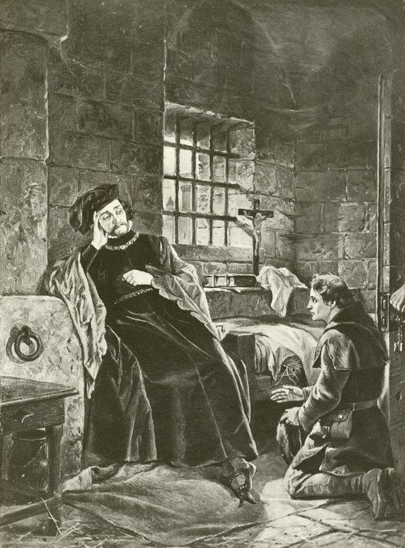 Re Riccardo II. Atto V, Scena V (incisione) da Felix Octavius Carr Darley