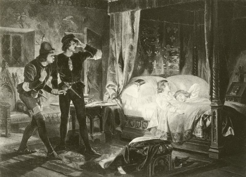 Re Riccardo III. Atto IV-Scena III da Felix Octavius Carr Darley