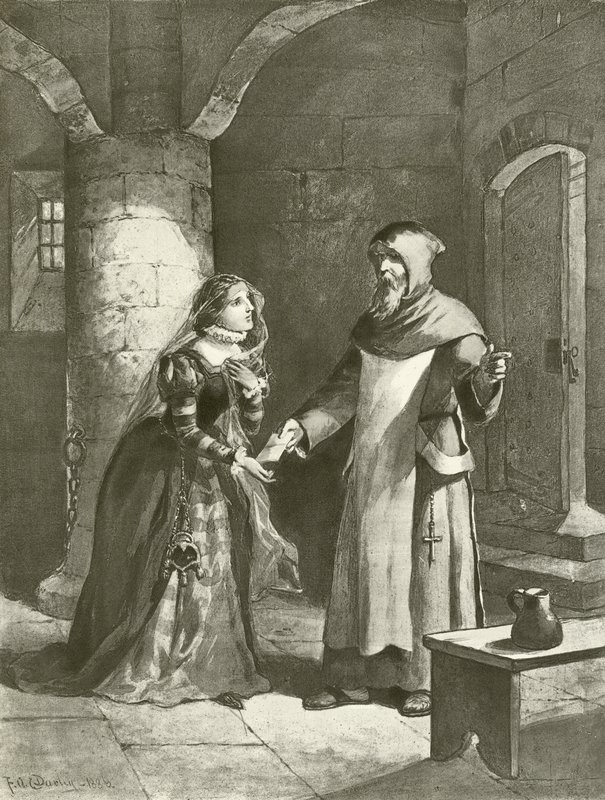 Misura per Misura. Atto IV, Scena III (incisione) da Felix Octavius Carr Darley
