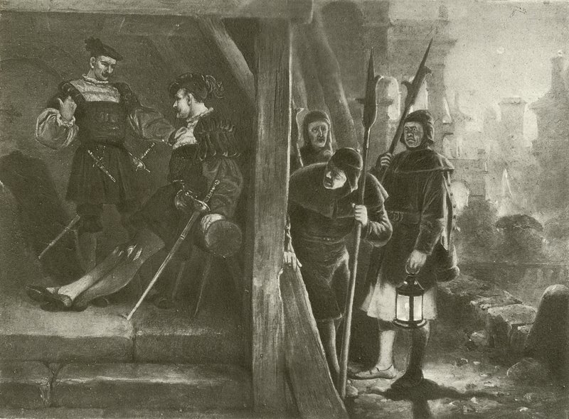 Molto rumore per nulla. Atto III-Scena III da Felix Octavius Carr Darley