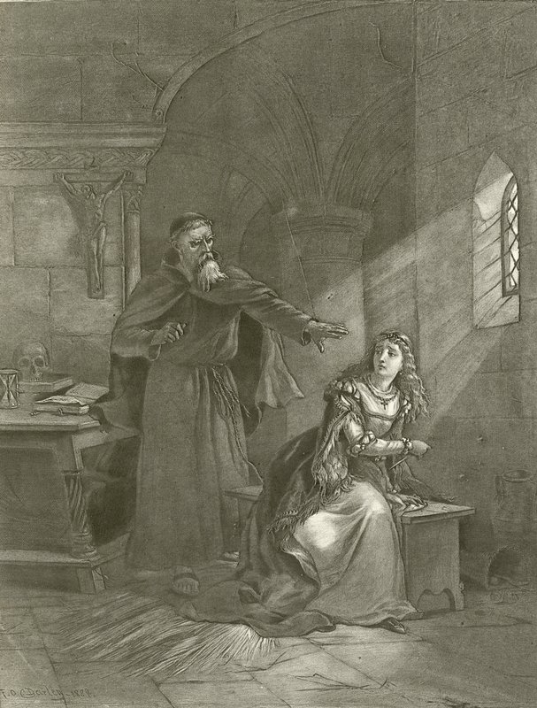 Romeo e Giulietta. Atto V, Scena III da Felix Octavius Carr Darley
