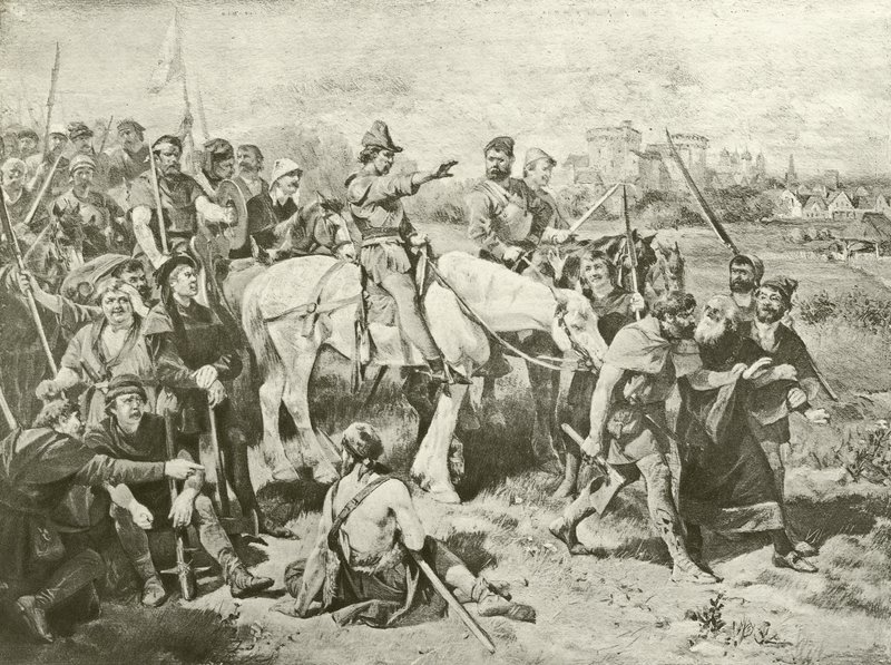 Seconda parte Enrico VI. Atto IV, Scena VII da Felix Octavius Carr Darley