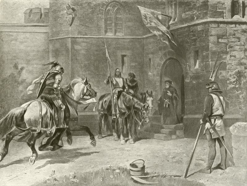 Seconda parte Re Enrico IV. Atto I, Scena I da Felix Octavius Carr Darley