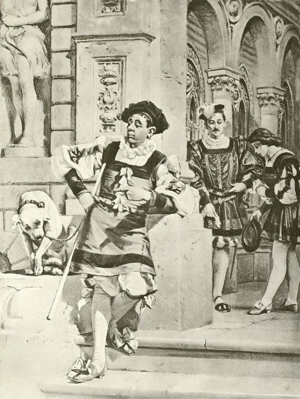 Due gentiluomini di Verona. Atto IV, Scena IV da Felix Octavius Carr Darley